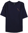 Ralph Lauren Womens L Embellished T-Shirt navy S