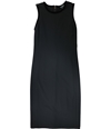 Ralph Lauren Womens Sleeveless Velvet Trim Cocktail Dress black XS