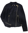 Ralph Lauren Womens Feyoshi Velvet Motorcycle Jacket navy 8