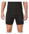 ASICS Mens Silver Sprinter Athletic Workout Shorts black L