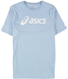 ASICS Mens Lockup Logo Graphic T-Shirt lightblue S