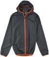 ASICS Mens Packable Jacket dkgrayorange M