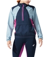 ASICS Womens Visibility Track Jacket Sweatshirt 400 M