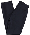 Kenneth Cole Mens Plaid Dress Pants Slacks navy 30x35