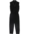 Ralph Lauren Womens Tuxedo Jumpsuit black 4P