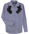 Ralph Lauren Womens Lace Patch Button Up Shirt whitemu PXS