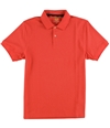 Club Room Mens Estate Performance UPF 45 Rugby Polo Shirt red S