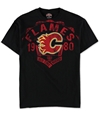 Old Time Hockey Mens Calagry Flames Graphic T-Shirt redrouge M