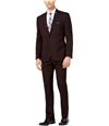 Nick Graham Mens Slim-Fit Stretch Two Button Formal Suit burgundy 46x32