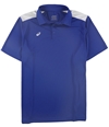 ASICS Mens Core Blocked Rugby Polo Shirt blue 2XL