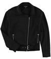 Ralph Lauren Womens Neoprene Motorcycle Jacket black L