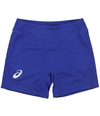ASICS Girls 4 Inch Volleyball Athletic Workout Shorts blue M