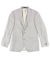 Kenneth Cole Mens Micro-Grid Two Button Blazer Jacket, TW1
