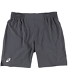 ASICS Mens Solid Athletic Workout Shorts gray XL