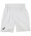 ASICS Mens Solid Athletic Workout Shorts white S
