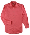 Van Heusen Mens Classic Fit Stretch Button Up Dress Shirt pink 16