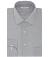 Van Heusen Mens Micro Button Up Dress Shirt greypearl 14.5