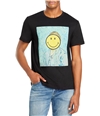 Elevenparis Mens Van Gogh Smiley Graphic T-Shirt black S