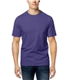 Club Room Mens Crew Neck Basic T-Shirt purpleyam S