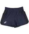 ASICS Womens 3IN Knit Athletic Workout Shorts navy S