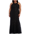 Morgan & Co. Womens Glitter Gown Prom Dress
