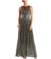 Nightway Womens Illusion Gown Dress