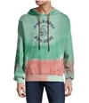 Elevenparis Mens Tie Dye Hoodie Sweatshirt green XL