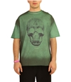 Elevenparis Mens Skull Graphic T-Shirt granitegreen S