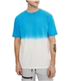 Elevenparis Mens Dip-Dye Graphic T-Shirt blithe S