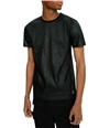 Elevenparis Mens Crackle Graphic T-Shirt black S