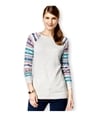 American Living Womens Fair-Isle Sleeves Pullover Sweater oxgrymu 2XL