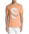 Elevenparis Mens Skull Graphic T-Shirt coralsand S