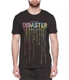 Elevenparis Mens Disaster Graphic T-Shirt black S