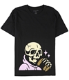Elevenparis Mens Skeleton Graphic T-Shirt black S