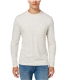 Club Room Mens Stripes Basic T-Shirt winterivory XL