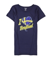 Reebok Womens St. Louis Blues Graphic T-Shirt navy M
