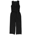 Ralph Lauren Womens Solid Jumpsuit black 0