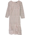 Ralph Lauren Womens Lace Drop-Waist A-line Dress pink 8