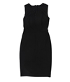Ralph Lauren Womens Lace-Panel Jersey Dress black 0