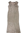 Ralph Lauren Womens Embroidered Gown Dress