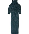 Ralph Lauren Womens Cold Shoulder Gown Dress, TW2