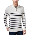 Club Room Mens Striped Pullover Sweater brightwhite S