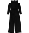 American Living Womens Cold-Shoulder Jumpsuit black 8