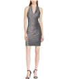 American Living Womens Metallic Cocktail Dress blkslv 8