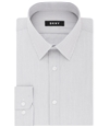 DKNY Mens Stretch Button Up Dress Shirt smokeyquartz 17.5