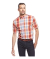 Club Room Mens Plaid Button Up Shirt harvestsun LT