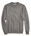 Club Room Mens Ribbed Knit Sweater charcoalhtr S