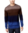 Club Room Mens Colorblocked Pullover Sweater crewbluhtr S