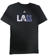 Adidas Mens LA 11 Graphic T-Shirt black S