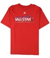 Adidas Mens All-Star LA 2011 Graphic T-Shirt red L